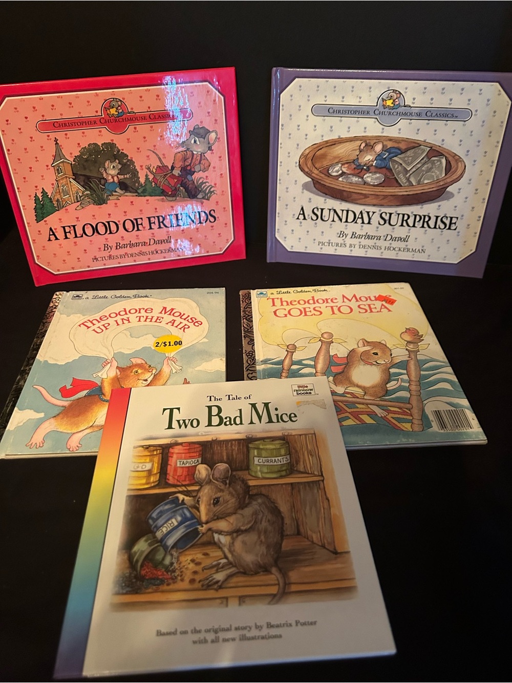 Children’s Books Mouse Themed Lot of 5
